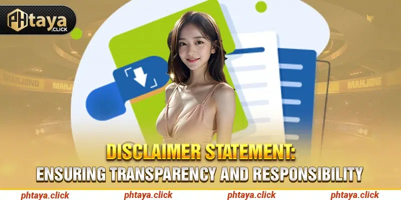 Disclaimer Statement Ensuring Transparency and Responsibility