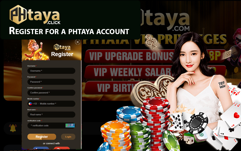 Register for a phtaya account